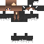 Minecraft skin texture, 64x64 pixels