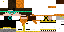 Minecraft skin texture, 64x32 legacy pixels