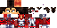 Minecraft skin texture, 64x32 legacy pixels