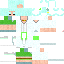Minecraft skin texture, 64x64 pixels