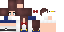 Minecraft skin texture, 64x32 legacy pixels