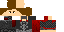 Minecraft skin texture, 64x32 legacy pixels