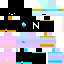 Minecraft skin texture, 64x64 pixels