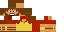 Minecraft skin texture, 64x32 legacy pixels