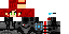 Minecraft skin texture, 64x32 legacy pixels