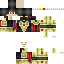 Minecraft skin texture, 64x64 pixels