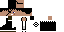 Minecraft skin texture, 64x32 legacy pixels