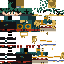 Minecraft skin texture, 64x64 pixels