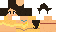 Minecraft skin texture, 64x32 legacy pixels