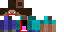 Minecraft skin texture, 64x32 legacy pixels