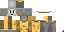 Minecraft skin texture, 64x32 legacy pixels