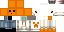 Minecraft skin texture, 64x32 legacy pixels