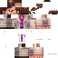 Minecraft skin texture, 64x64 pixels