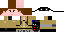 Minecraft skin texture, 64x32 legacy pixels
