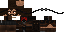 Minecraft skin texture, 64x32 legacy pixels