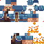 Minecraft skin texture, 64x64 pixels
