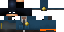 Minecraft skin texture, 64x32 legacy pixels