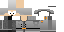 Minecraft skin texture, 64x32 legacy pixels