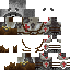 Minecraft skin texture, 64x64 pixels