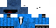 Minecraft skin texture, 64x32 legacy pixels