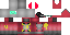 Minecraft skin texture, 64x32 legacy pixels