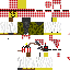 Minecraft skin texture, 64x64 pixels