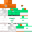Minecraft skin texture, 64x64 pixels