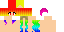 Minecraft skin texture, 64x32 legacy pixels