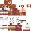 Minecraft skin texture, 64x64 pixels