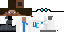 Minecraft skin texture, 64x32 legacy pixels