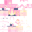 Minecraft skin texture, 64x64 pixels