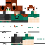 Minecraft skin texture, 64x64 pixels