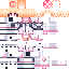 Minecraft skin texture, 64x64 pixels