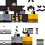 Minecraft skin texture, 64x64 pixels