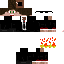 Minecraft skin texture, 64x64 pixels
