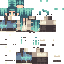 Minecraft skin texture, 64x64 pixels