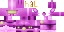 Minecraft skin texture, 64x32 legacy pixels