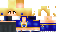 Minecraft skin texture, 64x32 legacy pixels