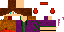 Minecraft skin texture, 64x32 legacy pixels