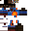 Minecraft skin texture, 64x64 pixels