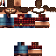 Minecraft skin texture, 64x64 pixels