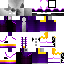 Minecraft skin texture, 64x64 pixels
