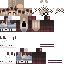 Minecraft skin texture, 64x64 pixels