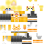 Minecraft skin texture, 64x64 pixels