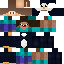 Minecraft skin texture, 64x64 pixels