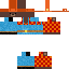 Minecraft skin texture, 64x64 pixels