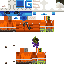 Minecraft skin texture, 64x64 pixels