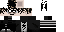 Minecraft skin texture, 64x32 legacy pixels