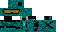 Minecraft skin texture, 64x32 legacy pixels