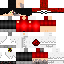 Minecraft skin texture, 64x64 pixels